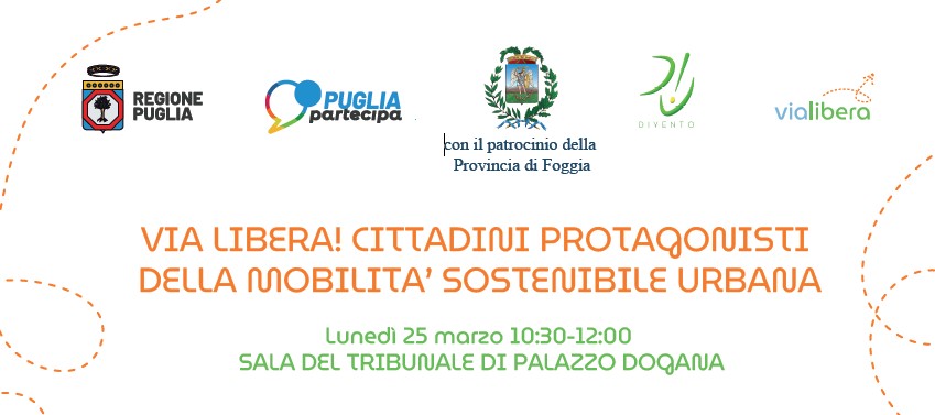 Foggia, il percorso partecipativo per una nuova mobilità sostenibile pensata da e per le comunità.